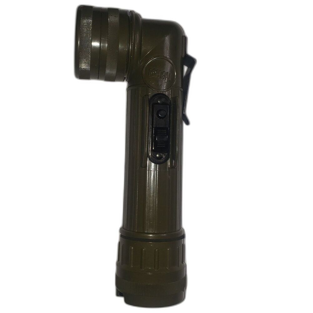 Vintage Military Flashlight FULTON U.S. MX-991/U Army Green